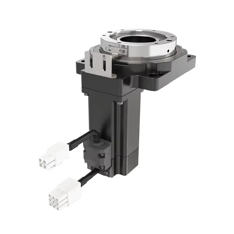 

High Precision Integrated Stepper Hollow Rotating Platform Suitable with Angular Helical Planetary Gearbox