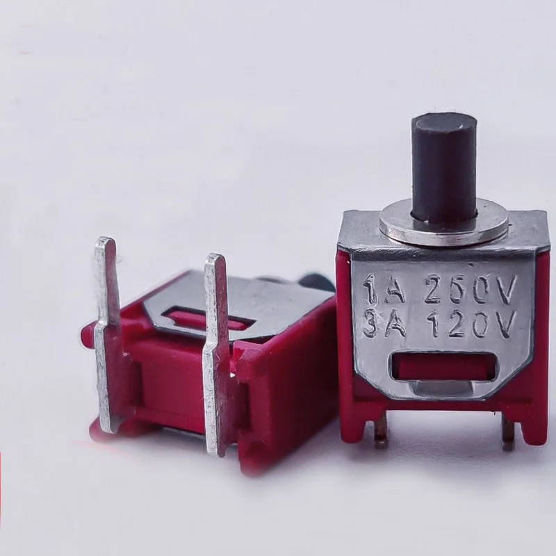 Unlocked 2-pin Q28 toggle self-resetting button switch 1A250V