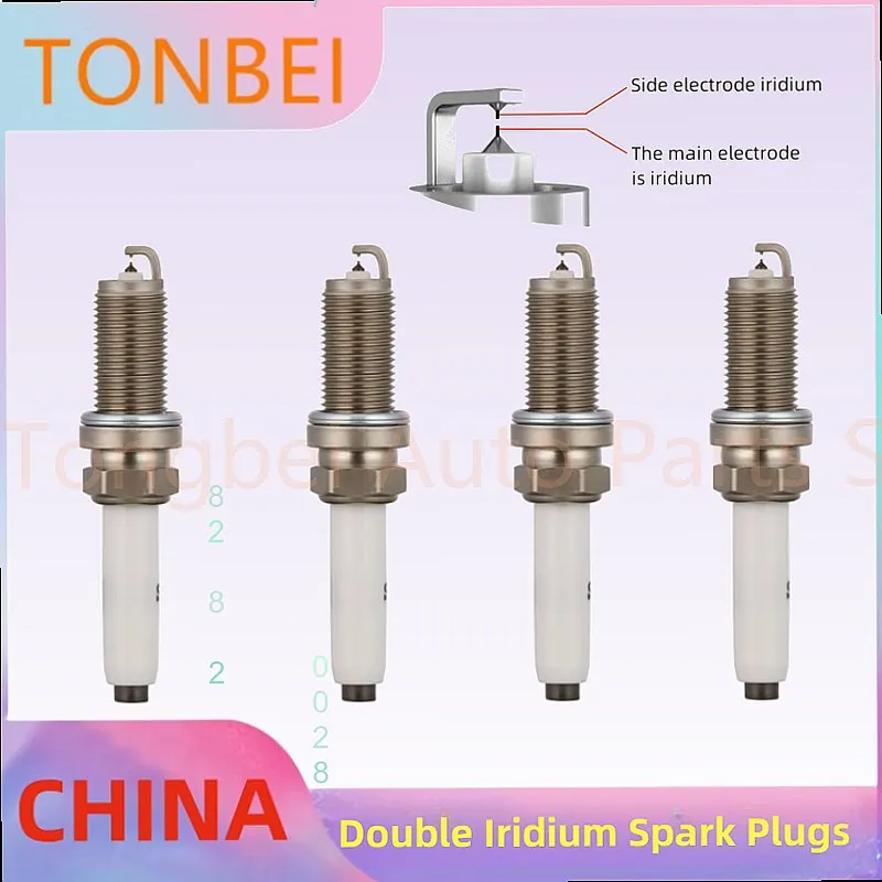 Double Iridium Spark Plug C12 for VW Arteon CC Tiguan Golf 7 8 Beetle