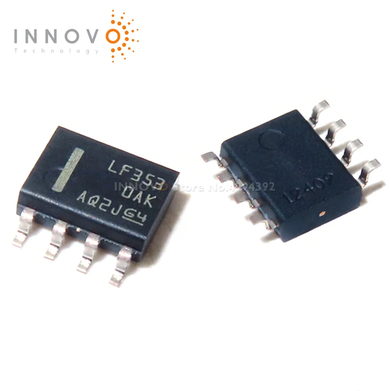 10pcs/lot LF353DR LF353 OPAMP JFET 2 CIRCUIT SOIC-8 IC CHIP New original