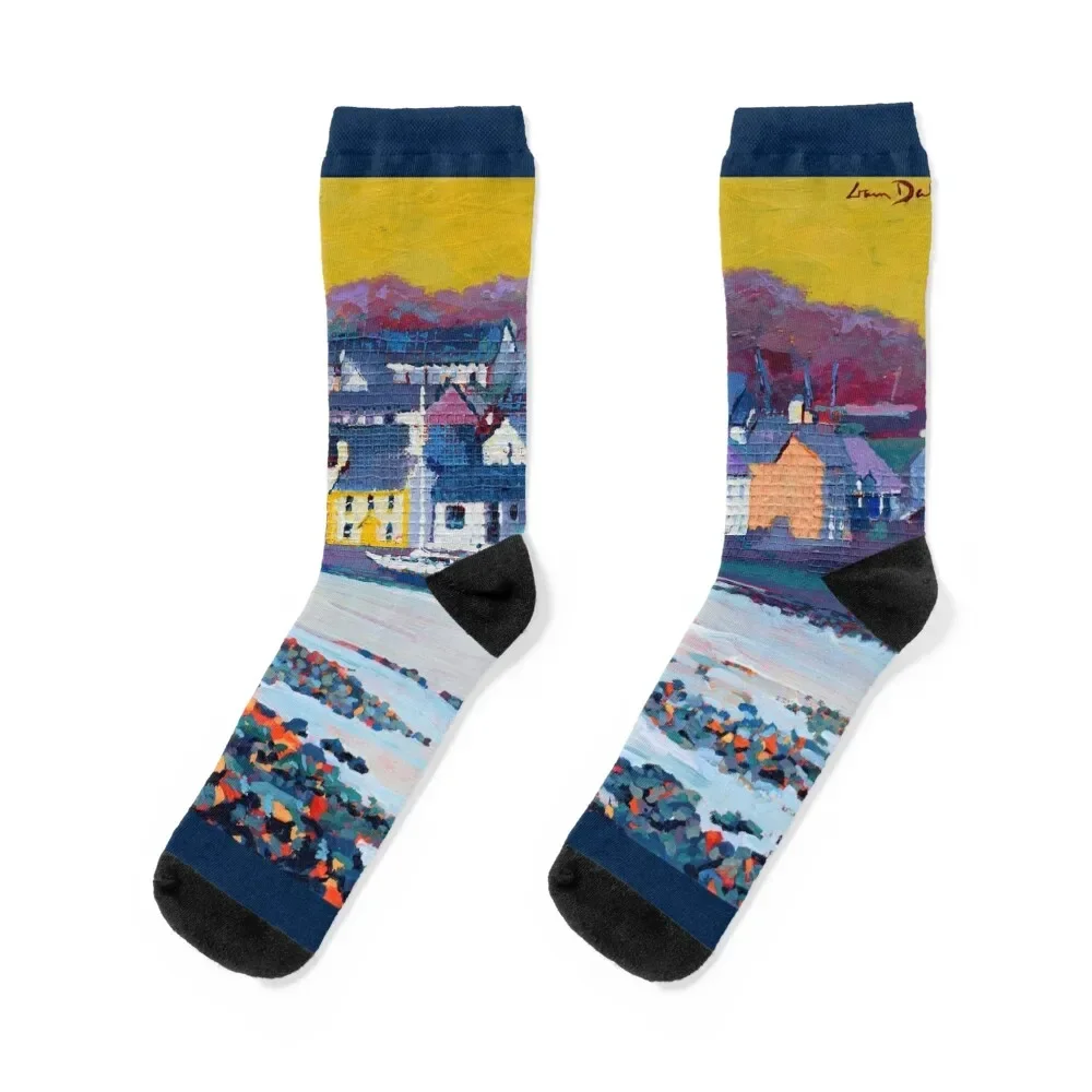 Kinvara Bay (Galway, Ireland) Socks valentine gift ideas anti slip football Mens Socks Women's