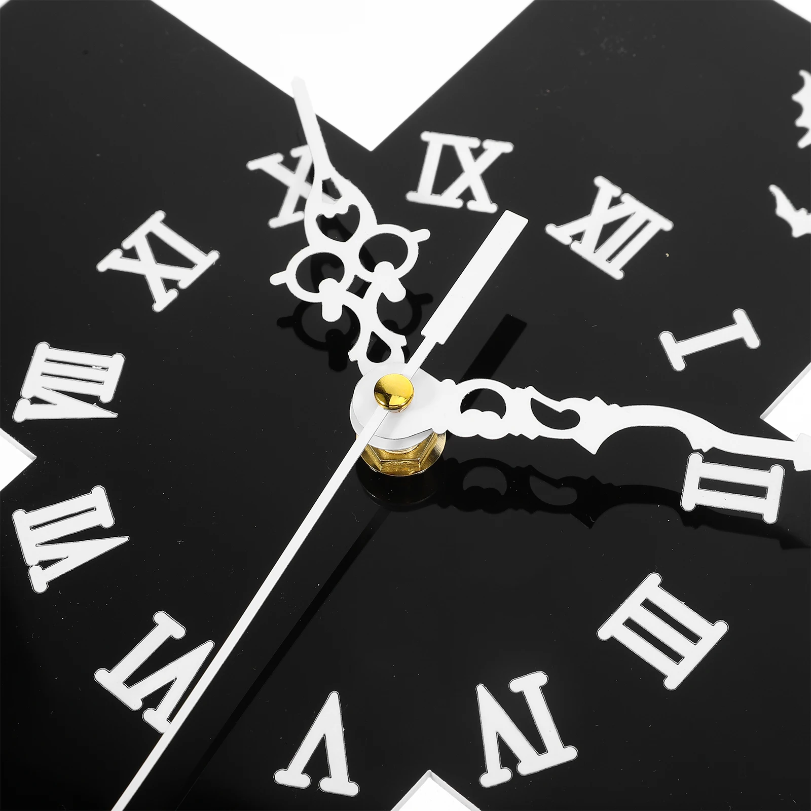 

Cross Wall Clock Acrylic Material Wall Decor Precise Timekeeping Easy to Install Home Office Bedroom Home Clock Decor