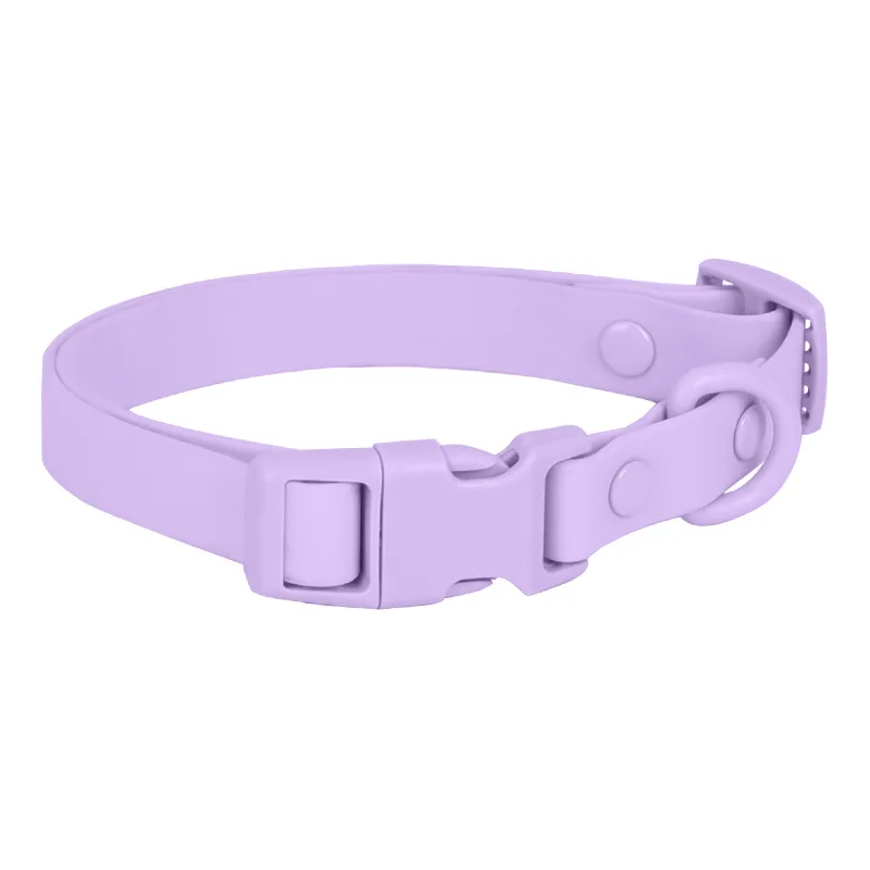 Rust resistant custom hot sale PVC engraved waterproof dog collar