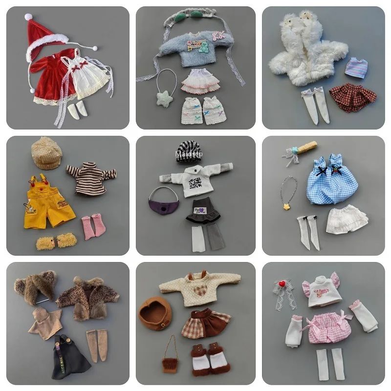 30cm 1/6 Ball-jointed Doll Clothes Outfits (Multi-Styles) | Daily Wear/New Year Costume/Winter Coat Sets | Toy Gift