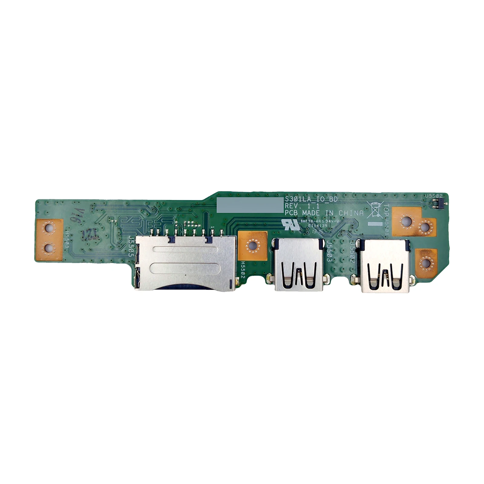 Original For ASUS S301L S301LA S301LP S301LN Laptop Audio usb IO board Interface board S301LA IO BOARD