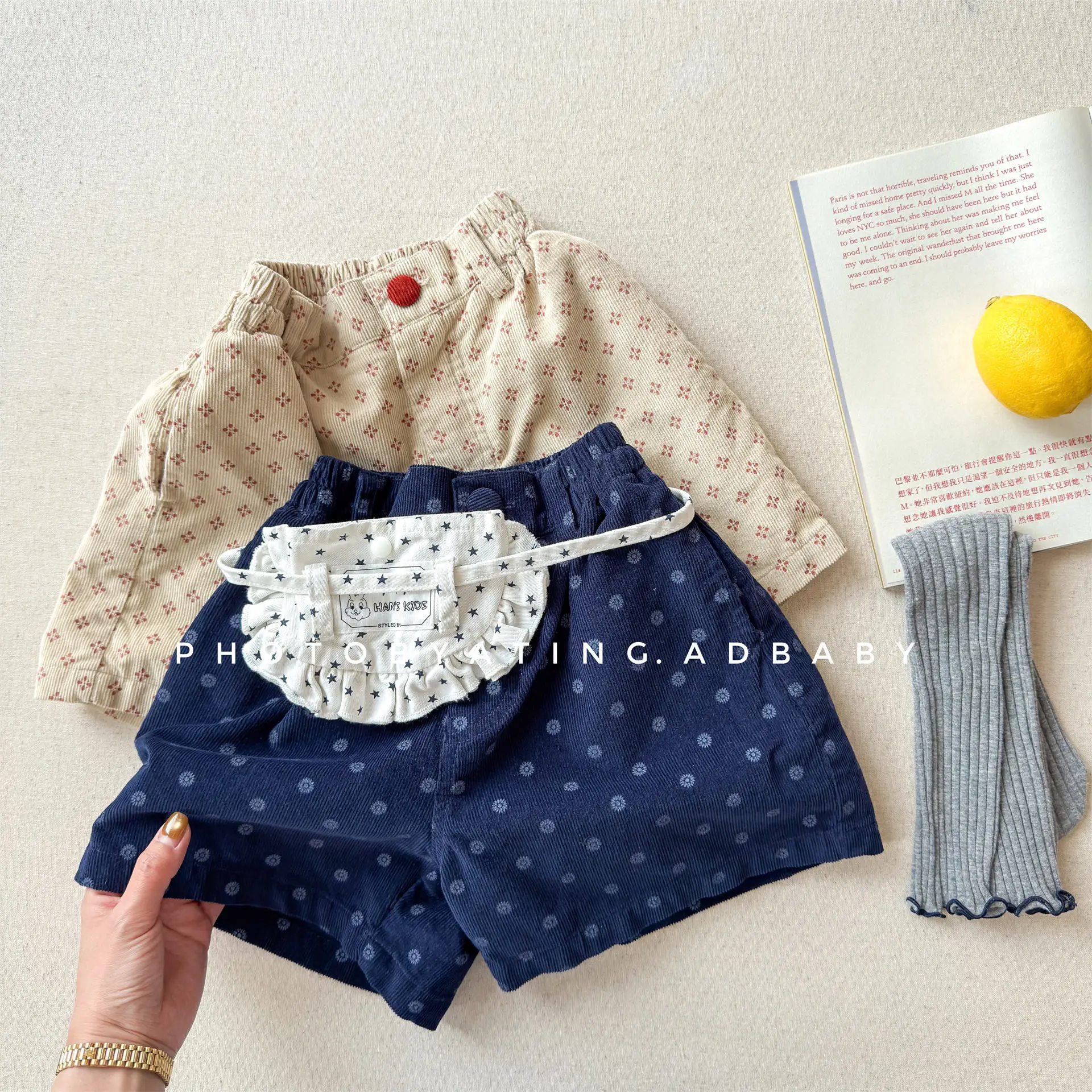 2026 Spring New Children Casual Shorts Boys Girls Fashion Print Shorts Baby Cotton Casual Pants Cute Toddler Pants Kids Clothes