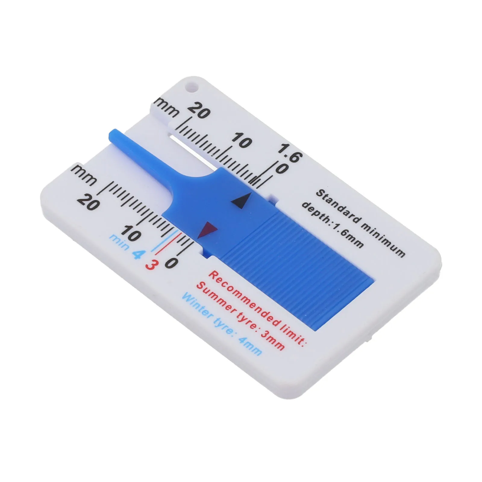 

Blue Yellow Tread Depth Measuring Tool Clear Measurement Data Compatible With Most Vehicle Tires Measurement Range 0-20mm
