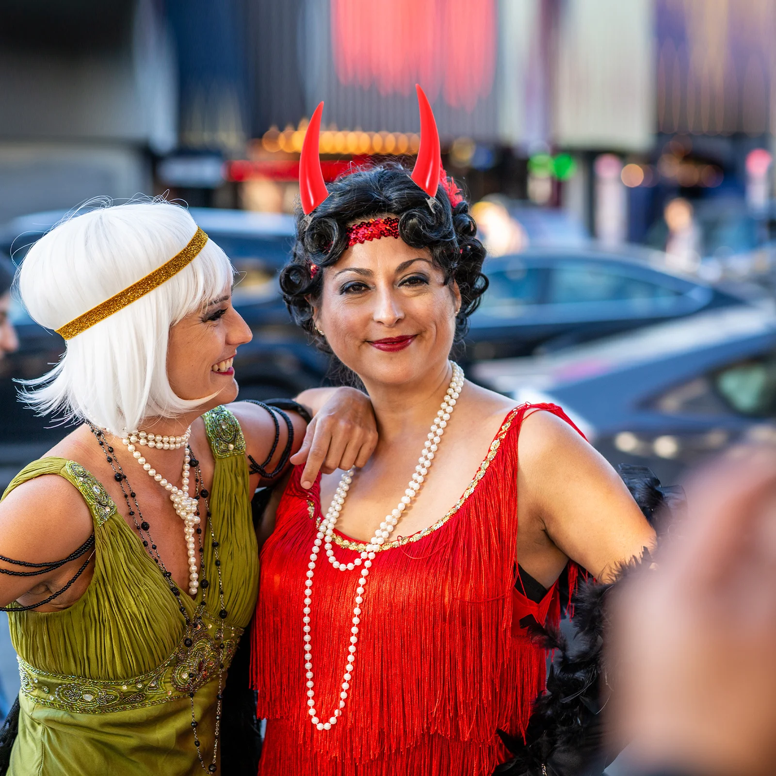 

2Pairs Halloween Devil Horns Hair Clips Unique Design Portable Styling for Festive Gatherings Demon Horns Barrettes