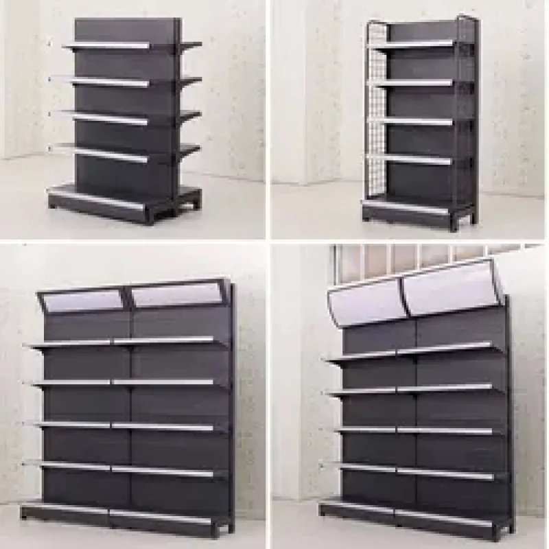 custom，Convenience Store Supermarket Pharmacy Display Stand Shelves  Stationery Stores Single and Double Side Snack Racks for Sh