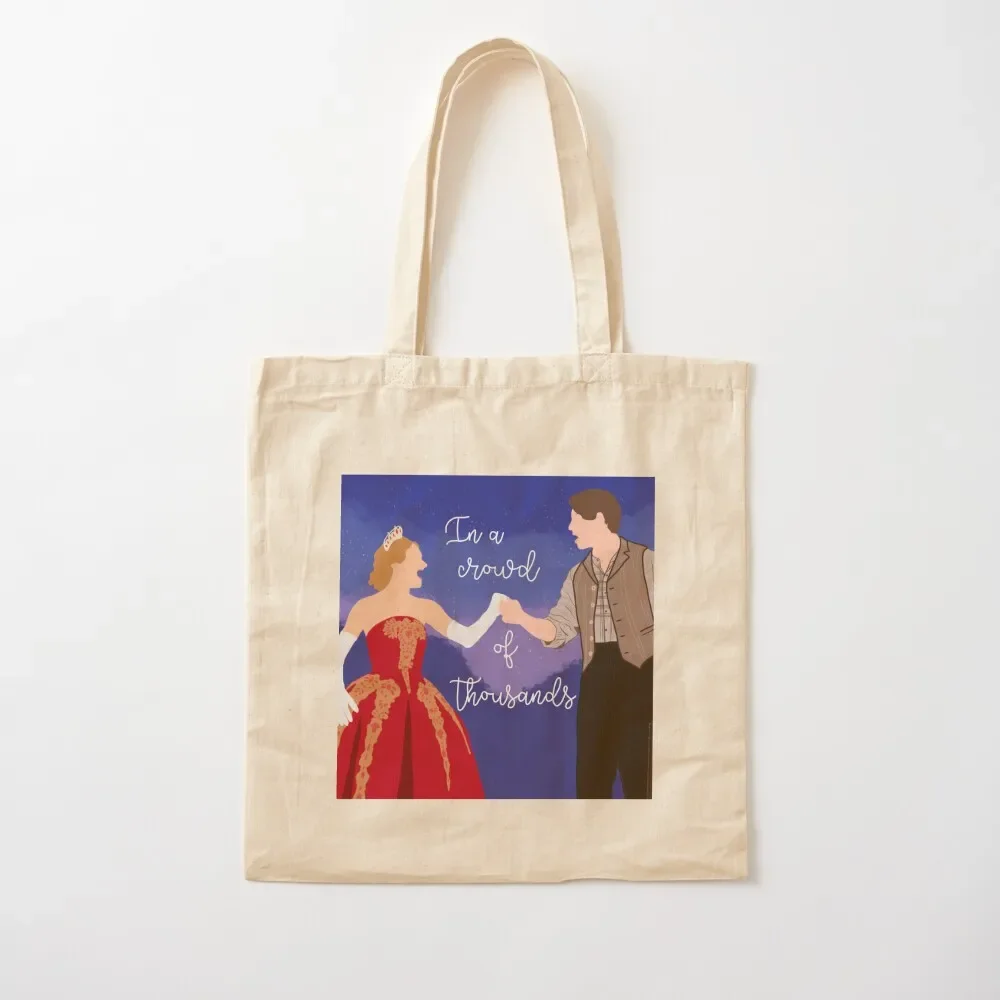 

In a Crowd of Thousands - Anastasia quote Tote Bag Women's tote bag Candy bags bag luxury women eco pack