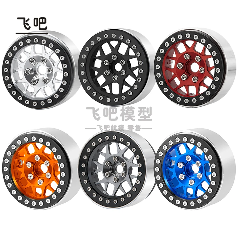 

1.9-inch/2.2-inch Alloy Wheel Beadlock Wheel Hub for 1/10 RC Crawler Car Axial SCX10 90046 TRX4 Defender Bronco Blazer Chevrolet