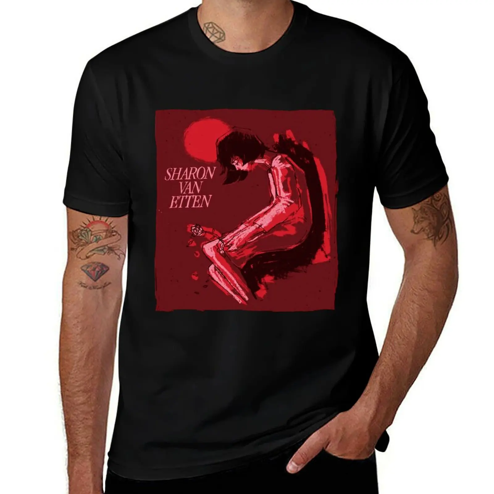 

Les nouvelles tendances des vendeurs par sharon van etten T-Shirt blue archive graphic shirts anime figures Short sleeve tee men
