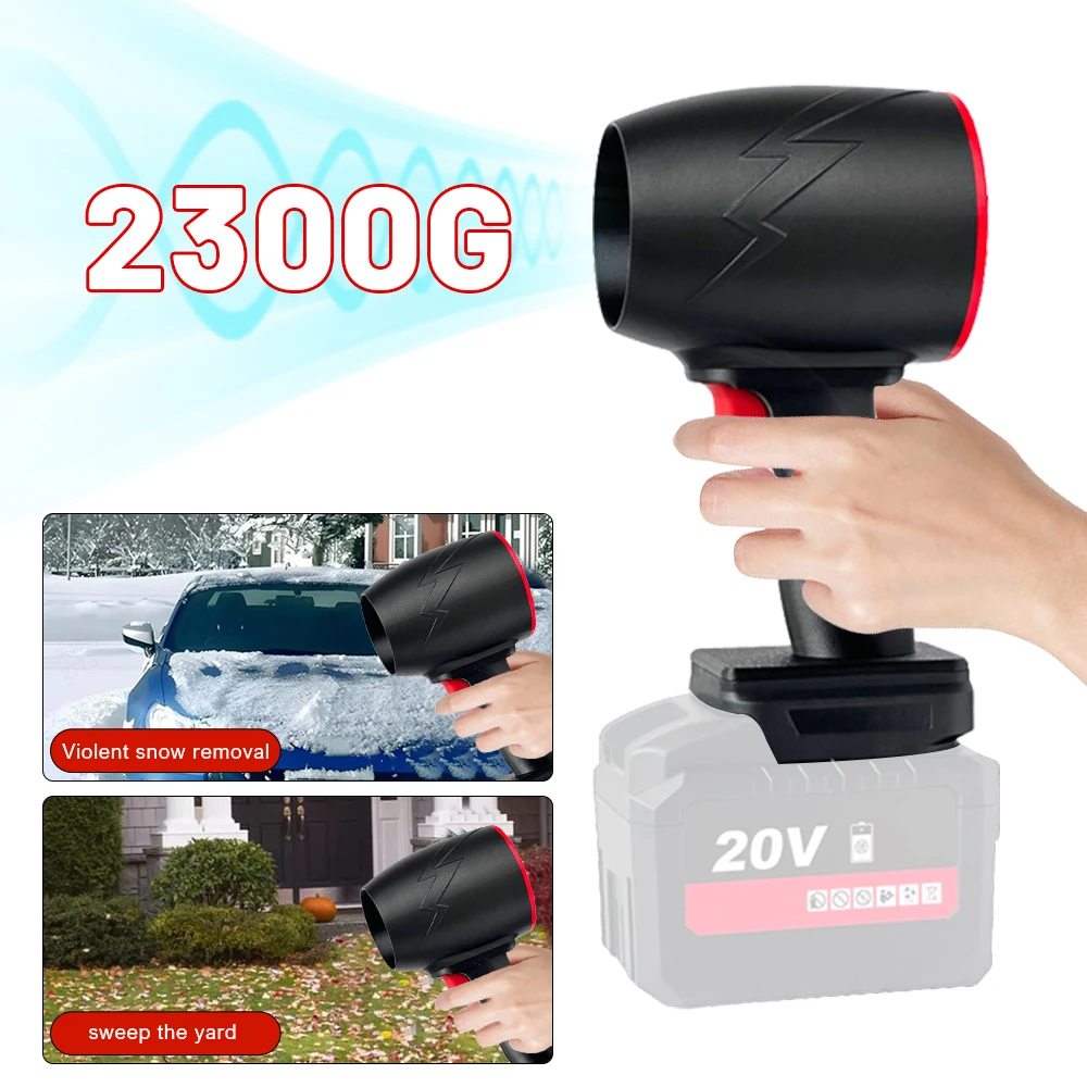 1500W Car Violent Air Blower Powerful Handheld Turbo Jet Fan High Speed 70mm Brushless Motor Thrust 2300g Car Wash Air Gun Dryer