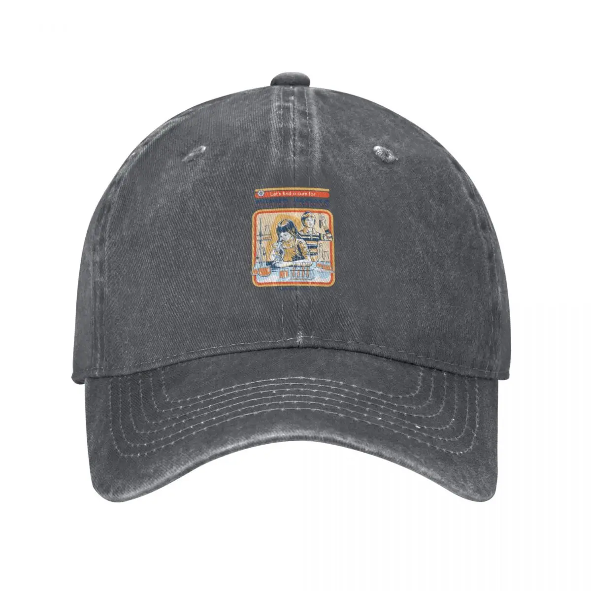 A Cure For Stupid People Baseball Cap Visor Anime hard hat Men Golf Wear Women's