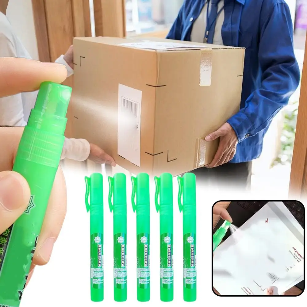 Corrección de papel térmico portátil, bolígrafo corrector en aerosol, fluido de secado rápido, información de identidad, Protector de privacidad para mujeres Sa