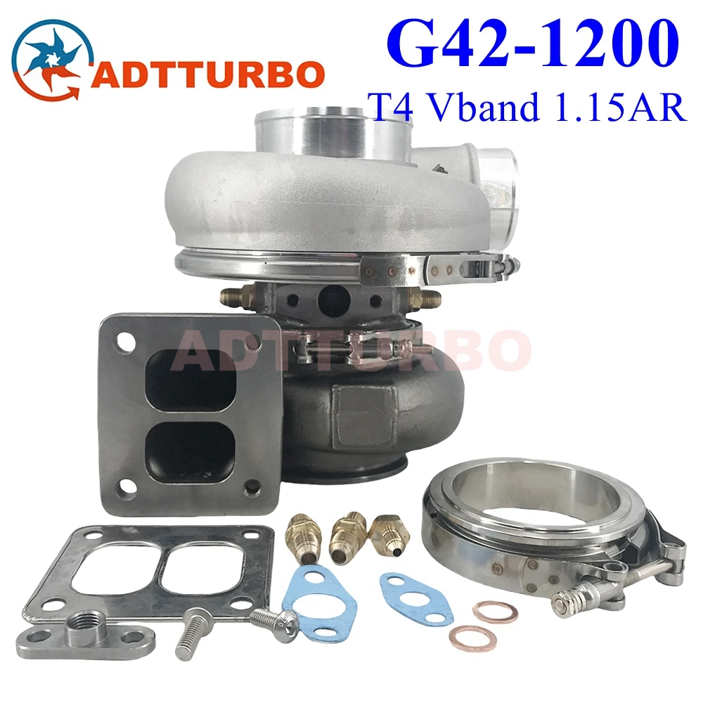 

G42 G42-1200 Turbocharger G42 1200 Turbo Ball Bearing G-Series Turbine 1.15/1.25A/R T4 Vband 757707-0011 Supercharger For Garret