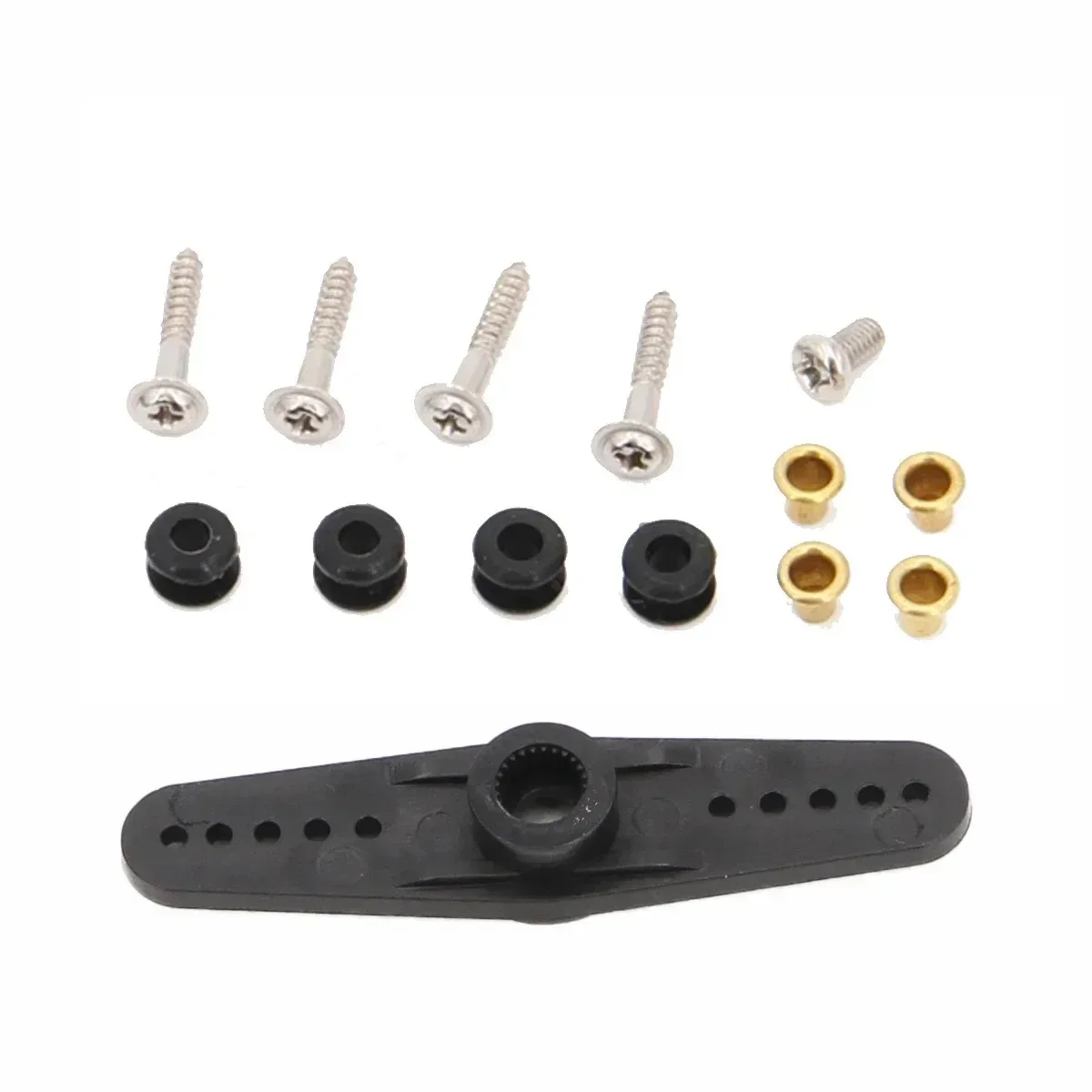 DSPOWER Plastic Servo Horn Arm Set 25T 28T with Screws for S006 S004 M005 S015M S007M Standard Servo RC Airplane Car Boat Parts