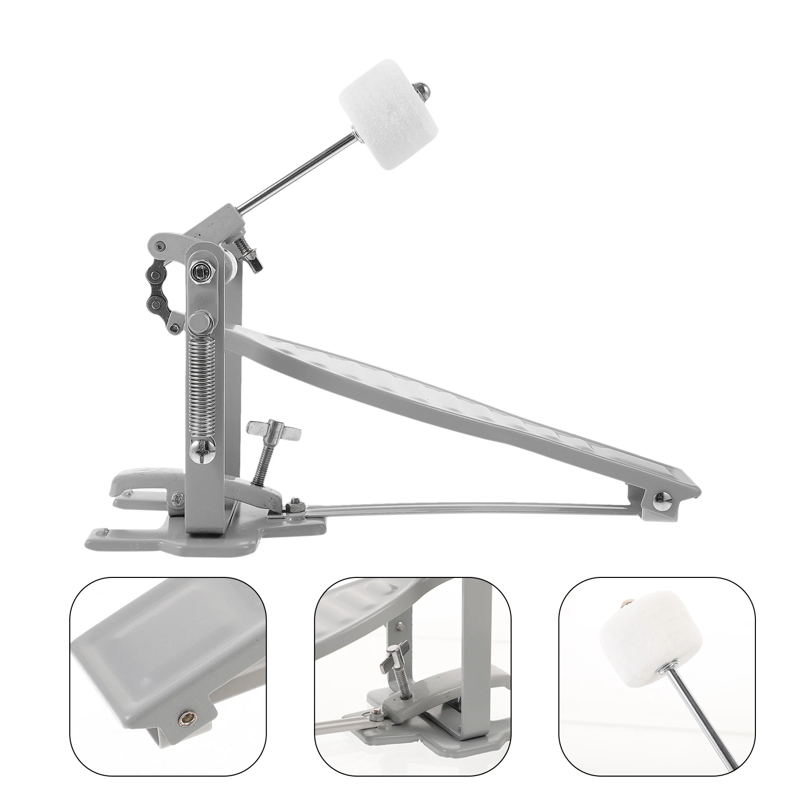 

Simple Drum Kit Pedal High-Quality Drum Pedal Parts Adjustable Performance Kids Percussion Instrument Accessory