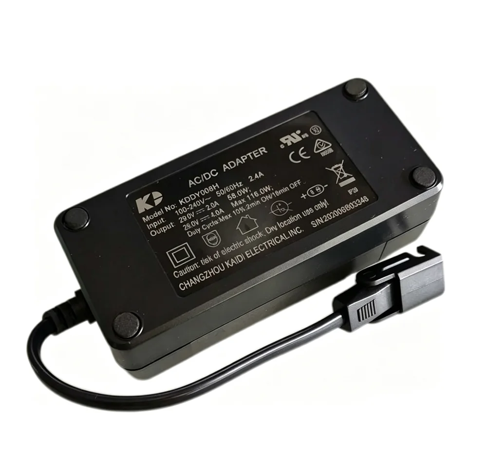 USED Genuine Kaidi KDDY008H Electric Recliner Power Supply Transformer 29V 2.0–4.0A AC/DC Adapter Charger