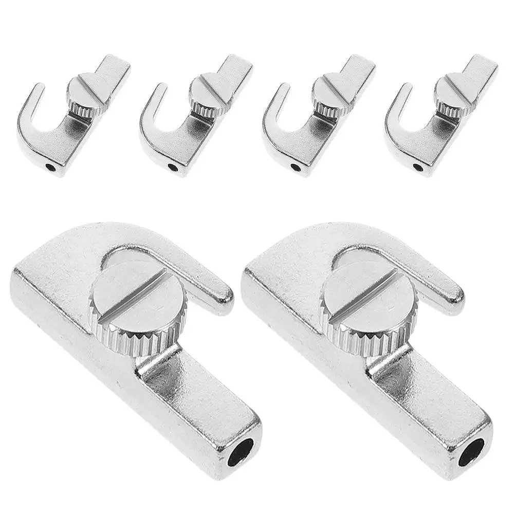 

6pcs Stainless Steel Trouser Hooks Picture Hangers Drywall Metal Hardware Coat Rack Photo Frame Mounting Plaster Wall