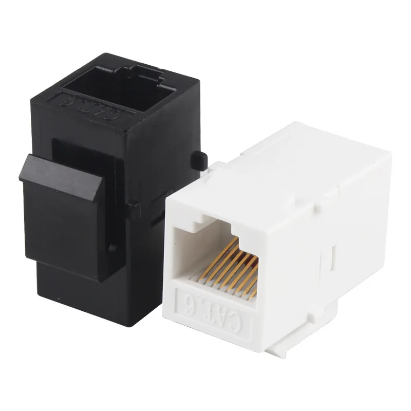 10PCS Through six types of network module 8P8C computer module RJ45 information panel socket CAT6 through