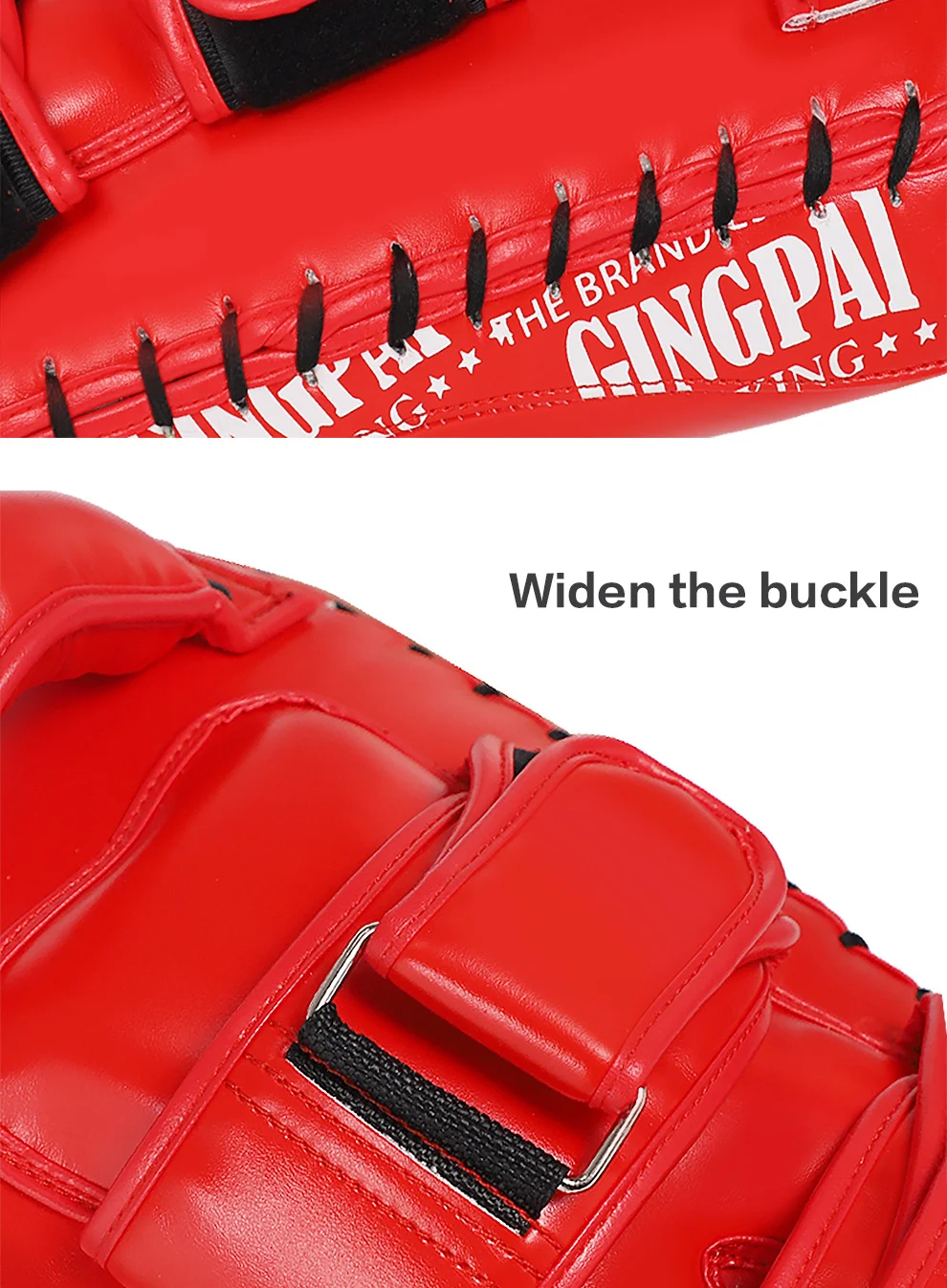 1PC Boxen Pad Sand Tasche Fitness MMA BoxenTaekwondo Hand Fuß Treten Pads PU Leder Training Getriebe Muay Thai fuß Ziel – Detail 4