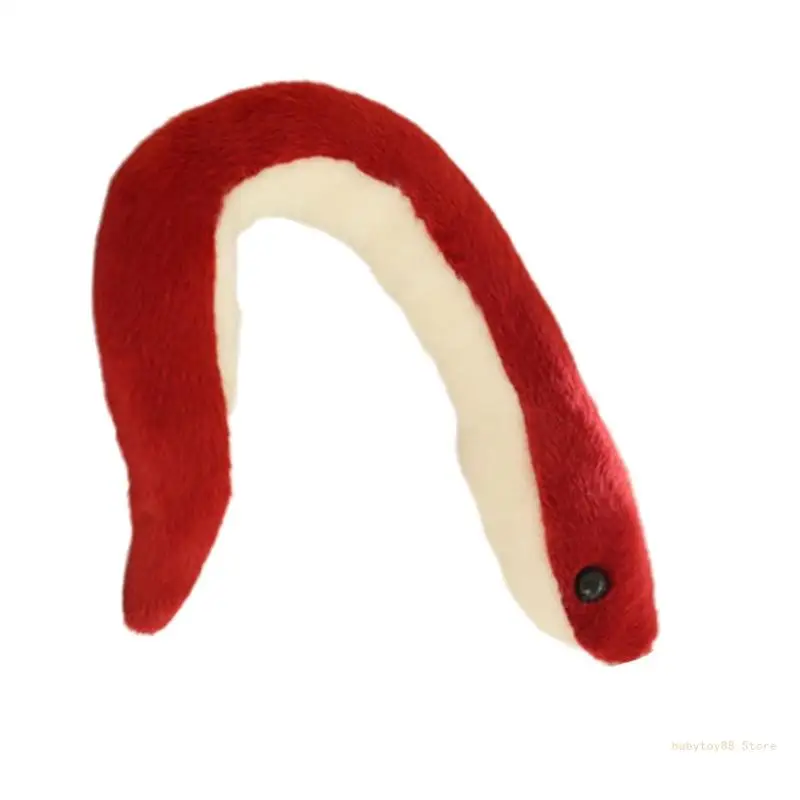 Y4UD Chinese Traditional Poseable Snake Plush Toy Collectible Dolls for Enthusiasts