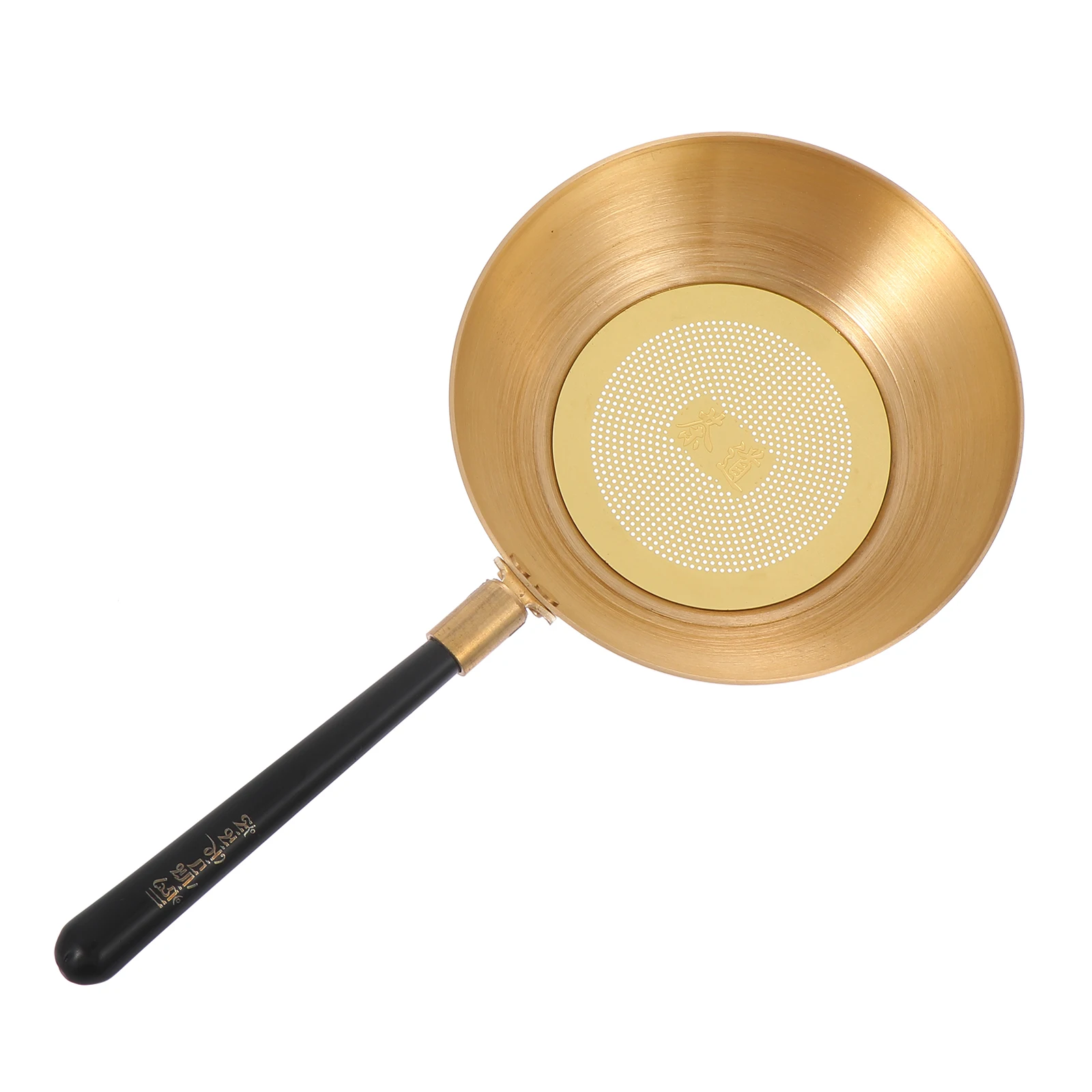 

Strainer Mesh Tool Ergonomic H for Home Tea Room Practical Use Durability Plastic Tea Infuser Copper Material