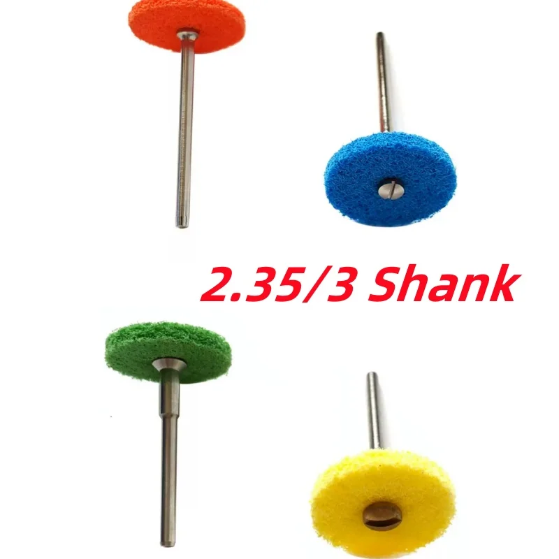 

2.35/3mm Grinding Wheel Nylon Fibre Abrasive Point T-shaped Grinding Sanding Head Abrasive Buffing Wheel Polishing Rotay Tool