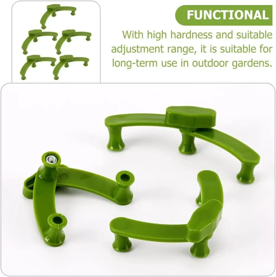 5 Pieces“V” Shape Plant Training Clips 360 Degree Adjustable Plant Stem Training Clips Bender for Plant Low Stress Training