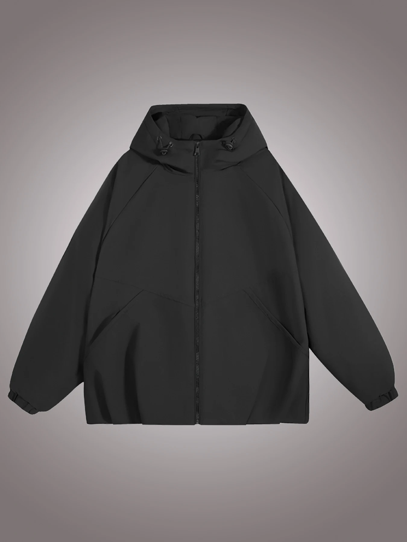 

Unisex Oversized Hooded Jacket, Available in Multiple Colors, Casual and Versatile, Windproof and Warm, Drawstring Design, Street Style Coat, Fashionable and Comfortable Fabric, Loose Fit Trendy Outerwear