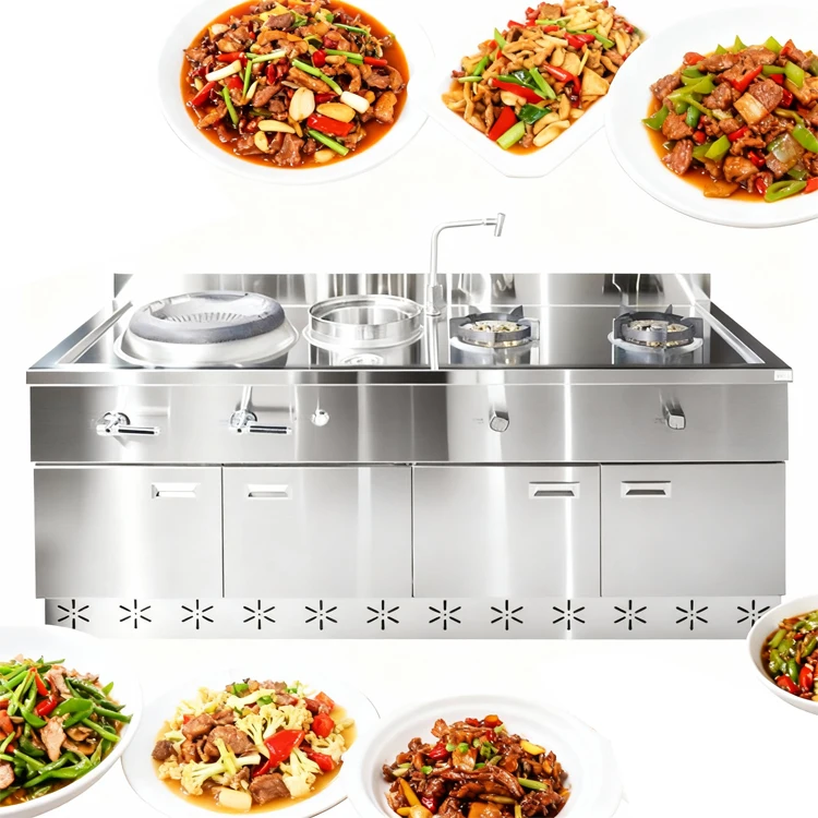 -For  Machinery Industrial Equipment Gas-electric Combined Stove for Modern Home Kitchen Stainless Steel Cooking Equipment^