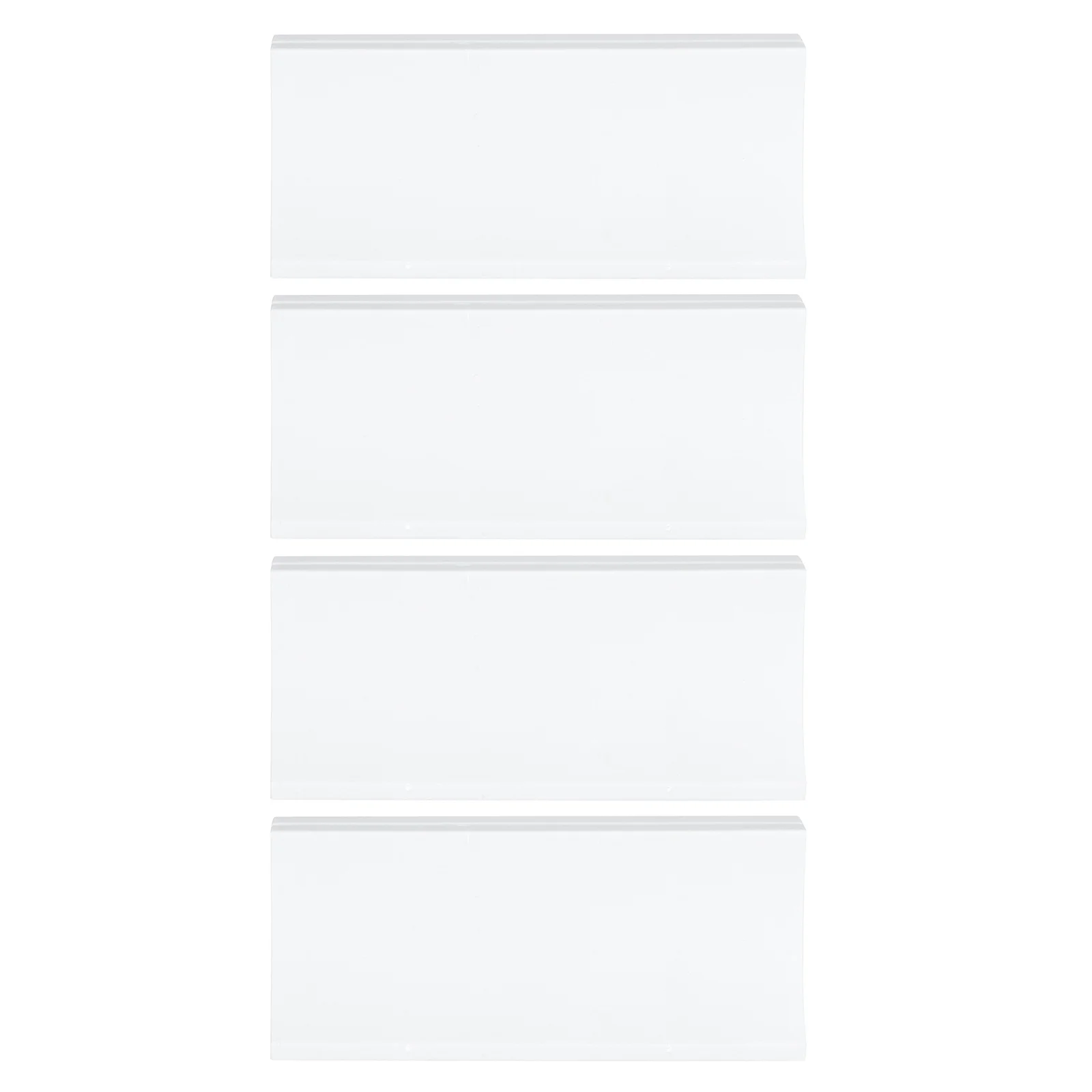 

4pcs Plastic Screen Clips Desk Glass Baffle Office Partition Support ABS Material Space Divider Clips for Office Desks
