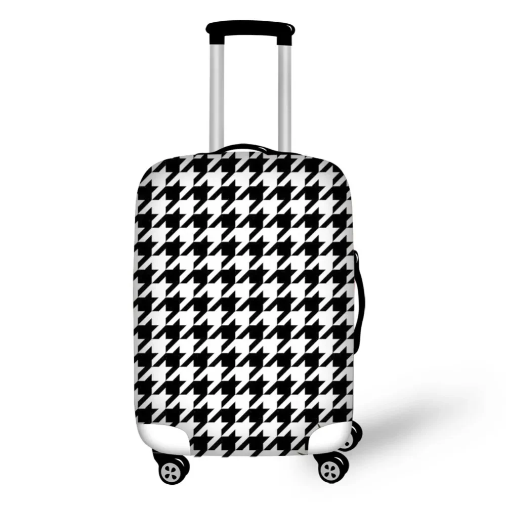 tartan design travel accessories suitcase protective covers 18-32 inch elastic luggage dust cover case stretchable Waterproof