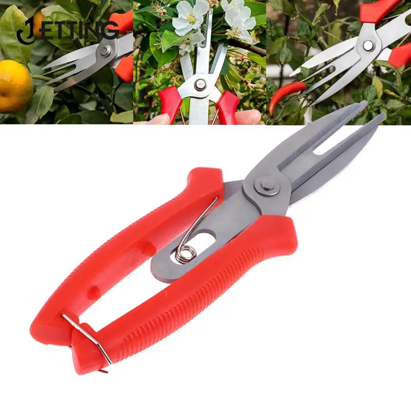 1pcs Multi-use Pruning Fruit Tree Pruning Garden Tool Agriculture Thinning Scissors Double-port Fruit And Flower Thinning Shears