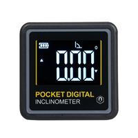 Portable Digital Inclinometer LCD Backlight Protractor Slope Level Meter Digital Angle Ruler Single-side Magnetics Protractor