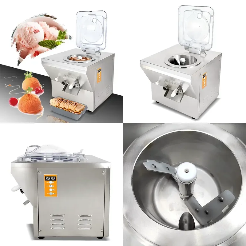 for Koling ICM-12 Desktop Stainless Steel Hard Fruit Ice Cream Machine Italian Gelato Maker Prepaid