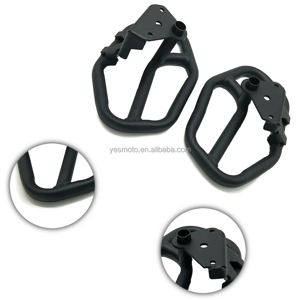 Black Engine Guard Frame Protection Crash Bar for Kawasaki Versys 650 ABS LE650E 15-16