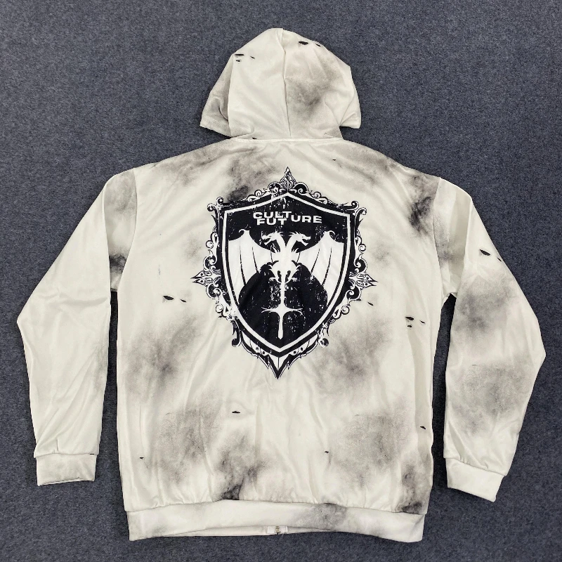 طقم سويت شيرت وسراويل مطبوعة عتيقة جديدة للخريف والشتاء لمواصفات ملابس الشارع، ملابس خارجية متعددة الاستخدامات للرجال