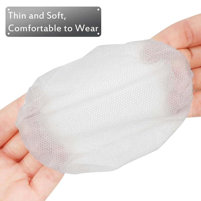 Penutup telinga Headphone sanitasi, 300 buah tidak ditenun, penutup Headset sekali pakai untuk Headphone ukuran 8.5-10 cm