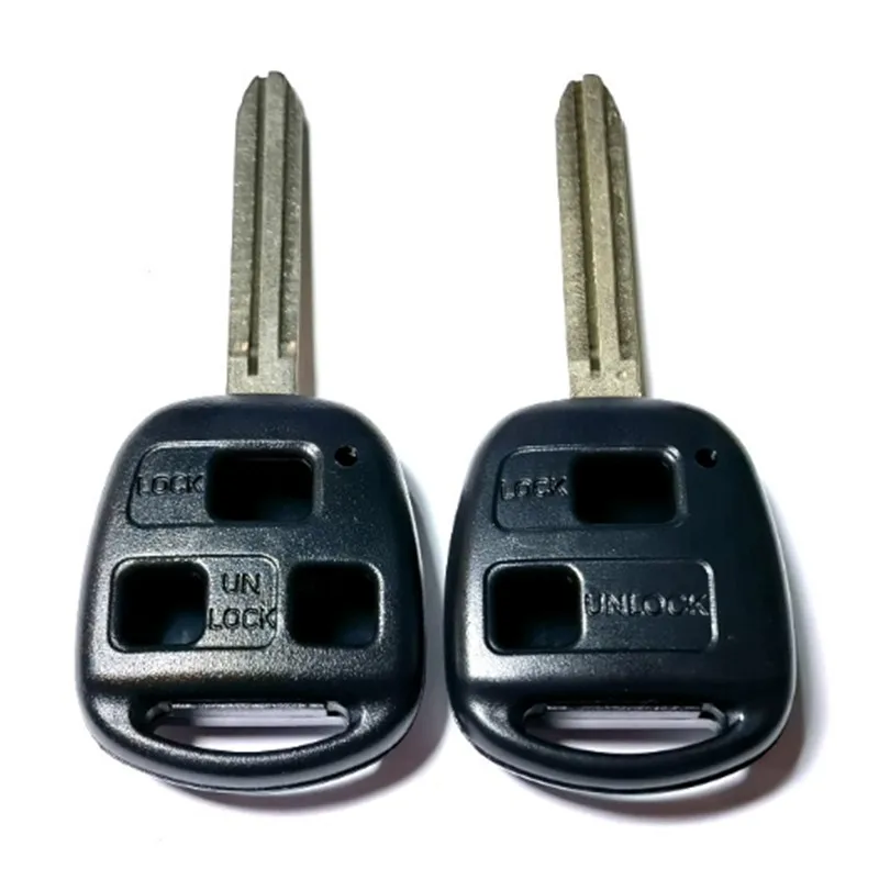 

DAKATU 30 шт. 2/3 кнопочный корпус дистанционного ключа автомобиля с лезвием TOY43 для Toyota Camry RAV4LAND CRUISER PRADO Remote Shell