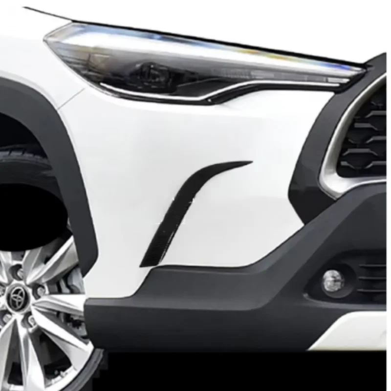 

Front Corner Blade Trims Fog Lamp Cover Decoration Car Accessories For Toyota Corolla Cross 2022-2024