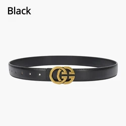 Ceinture en cuir de vache véritable pour femme, 100% cuir véritable, ceinture en maille rouge classique, jeans décoratifs polyvalents, mode, nouveau designer, 227