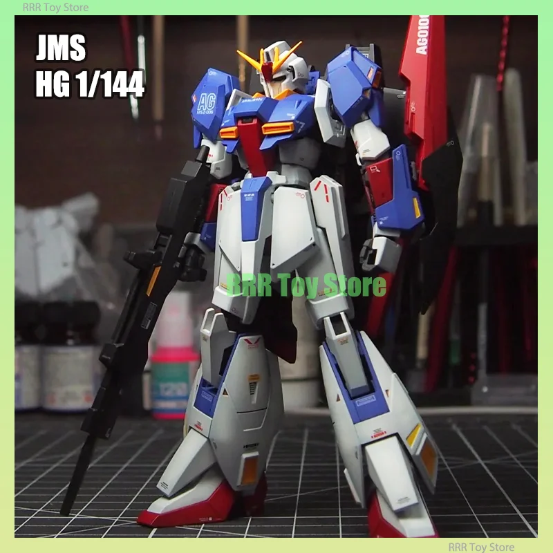 JMS Model HG 1/144 Zeta Assembly Model Kit MSZ-006 Collection Action Figures Robot Figurine Plastic Model Kits Kids Toy Gifts