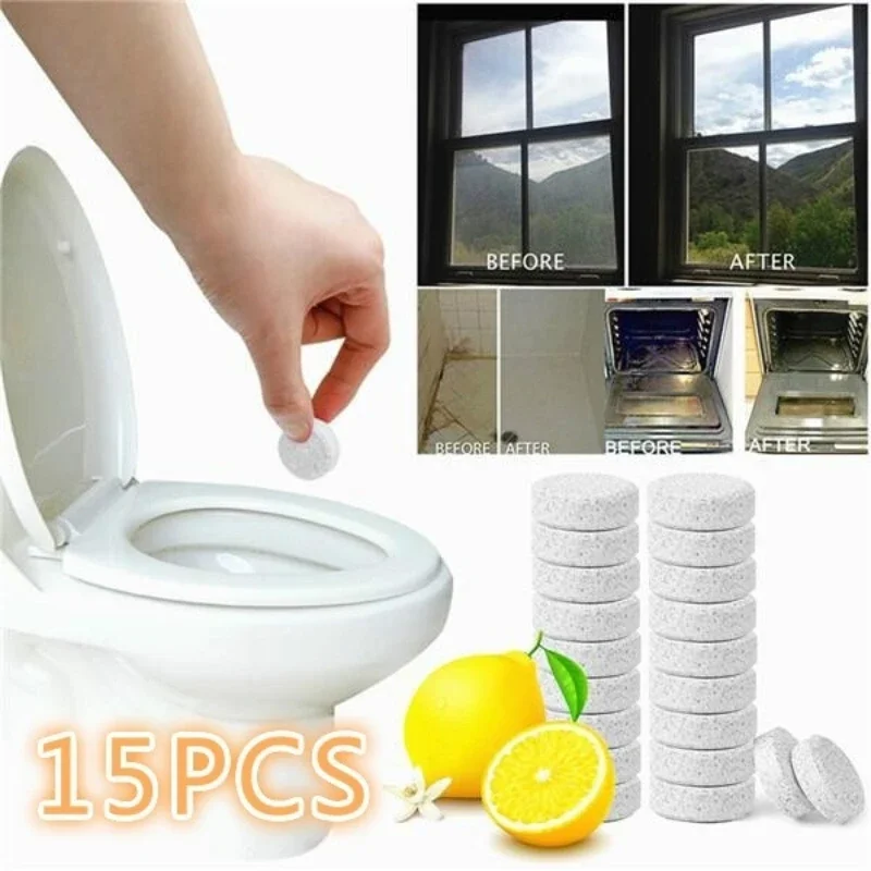 10/20Pcs Multifunctional Effervescent Spray Cleaner Concentrate Lemon Lavender Home Car Glass Cleaning