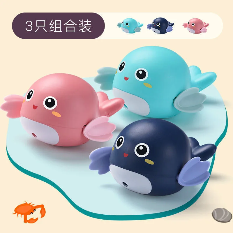 

Baby Bath Toys Wind Up Swimming Animal Turtle Duck Dolphin Whale Toys Kids Infant Shower Play Toys