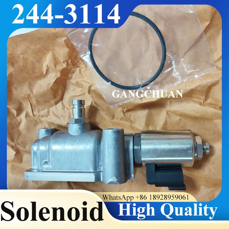 2443114 244-3114 Hydraulic solenoid valve for caterpillar cat Shutoff Solenoid Valve