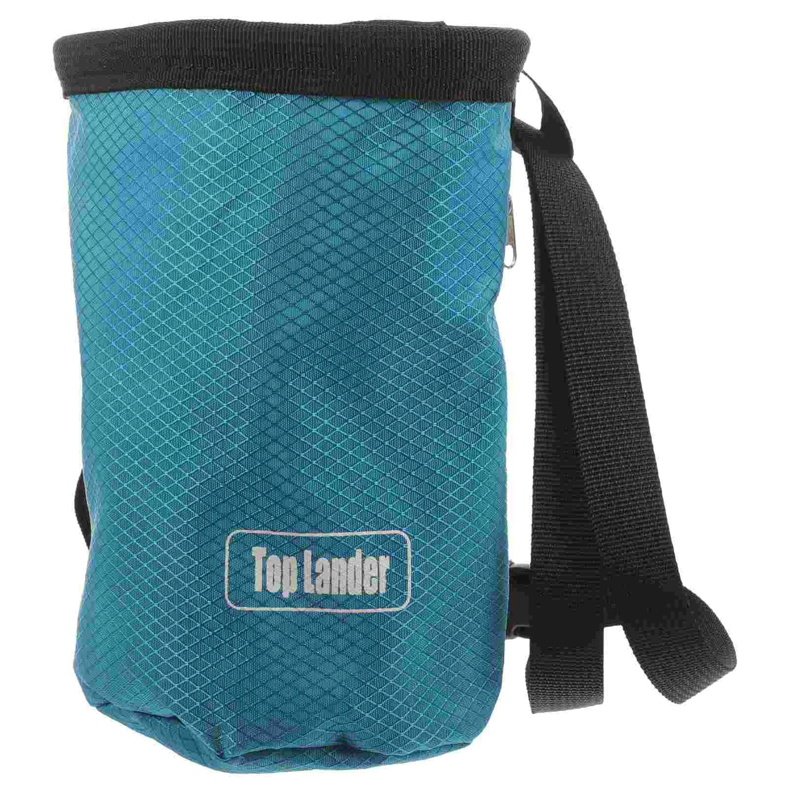 

Rock Climbing Bag Hiking Tumbling Supplies Storage Gear Chalk 600d Oxford Material Fitness Outdoor Use