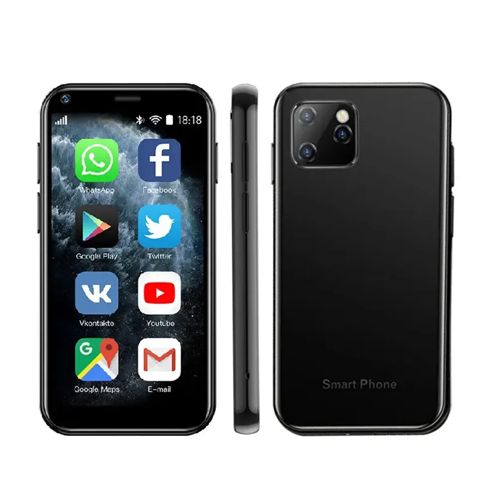 SOYES XS11 Supper Мини-смартфон Android 6.0 2 ГБ + 16 ГБ 2 МП 1000 мАч 2,5 дюйма Dual SIM 3G Маленький карманный сенсорный сотовый телефон в продаже