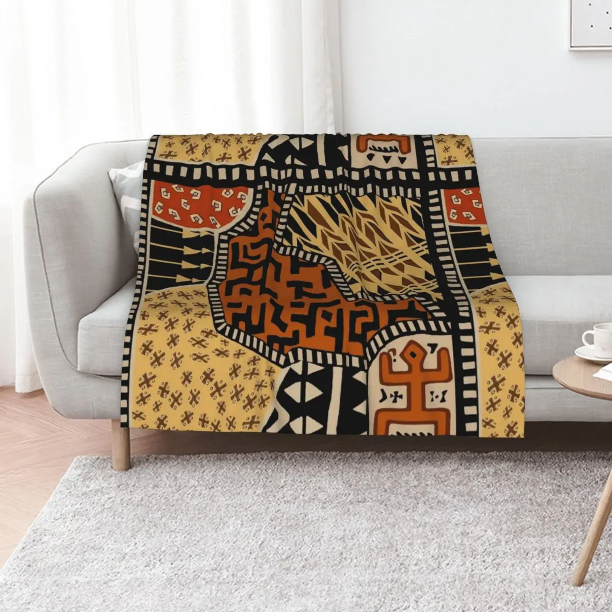 Shaman Spirits of the Earth Throw Blanket Luxury St Weighted Polar funny gift Personalized Gift Softest Blankets
